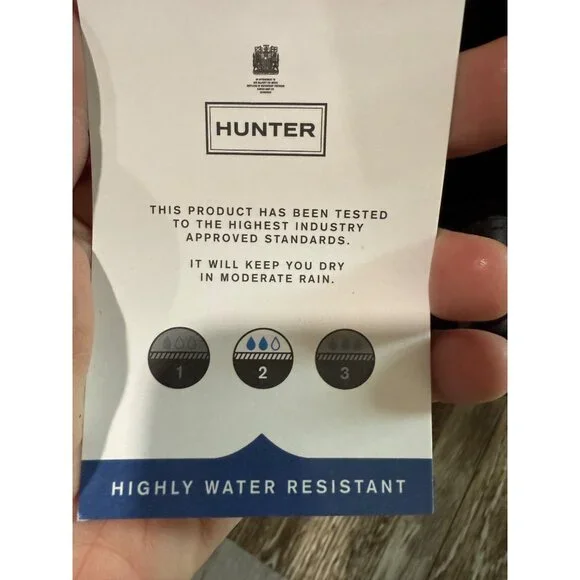 Hunter Womens Waterproof Seam-Sealed Black Rain Boots Size US 6 Durable Non-Slip - Picture 6 of 10